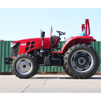 Tractor compacto de ruedas Tractor agrícola de alto nivel de seguridad 90HP Tractor agrícola a la venta