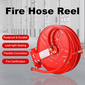 Enrouleur de tuyau d'incendie, système d'extinction d'incendie, matériau PVC vierge pour les incendies de classe A et B - Product Image 2