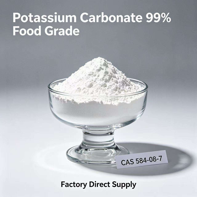 Factory Direct Wholesale Anhydrous Potassium Carbonate CAS 584-08-7 Food & Electronic Grade 99% K2CO3 for Battery/Food Additive