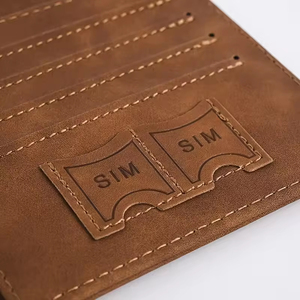 กระเป๋าเดินทาง RFID คลิปหนีบตั๋ว กระเป๋าใส่ตั๋วแบบพกพาอเนกประสงค์สำหรับเดินทางต่างประเทศ กระเป๋าเดินทางหนัง PU - Product Image 5