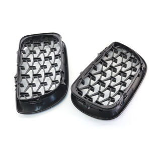 กระจังหน้ารถ BMW E46 ทำจากพลาสติก ABS แบบ Meteor Semi Electroplated สำหรับปี 2002 2005 ซีรีส์ 3 สำหรับการปรับปรุงและอัพเกรด - Product Image 3