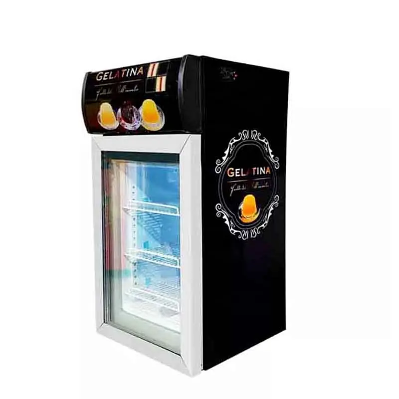 50 л мини-столешник морозильник стеклянный дисплей мороженое холодильник