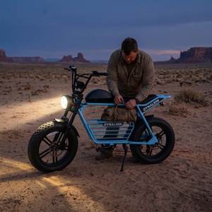 Bicicleta Eléctrica Todoterreno Resistente con Neumáticos Anchos Antideslizantes, Bicicleta Eléctrica Robusta para Explorar <span class=keywords><strong>Dunas</strong></span> de Arena - Product Image 5