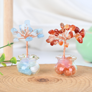 Offre Spéciale : Mini Arbre en Cristal Naturel avec Gravier, Arbre aux Pierres Précieuses Guérisseuses pour Décoration Intérieure - Product Image 6