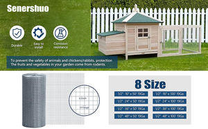 Grillage métallique 1/2 pouce 24 x 100 pieds, calibre 19, galvanisé à chaud après soudage, rouleau de grillage pour clôture de poulailler - Product Image 4