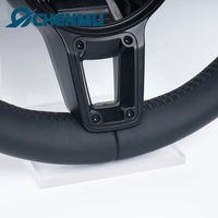 Volant pour Porsche 911 997 991 718 958 918, surpiqûres noires, garniture noire, design sport manuel avec pack de garnitures personnalisées