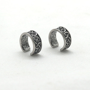 yunnique <b>Cuff</b> <b>Earrings</b> Titanium Steel Geometric Design Party Style Men Women Ear Clips - Product Image 5