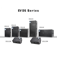 RIY DS215 Altavoces Line Array para Conferencias, Doble Woofer de 15 Pulgadas, Rango Completo, Pasivos, de Madera, 4 Ohmios