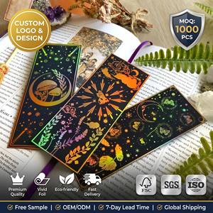Marcadores <span class=keywords><strong>de</strong></span> Libros Cristianos Personalizados con Plumas, Flores y Mariposas <span class=keywords><strong>de</strong></span> Papel - Product Image 2