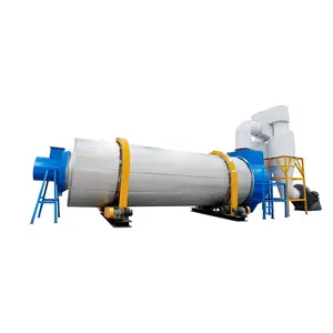 Biomass sawdust rotary drum dryer with high performance and reliable quality