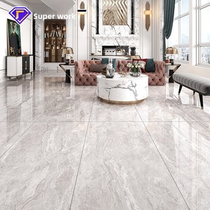 Mẫu gạch ceramic màu xám nhập khẩu trực tiếp từ nhà sản xuất, dành cho phòng khách & phòng ăn, bán buôn gạch ceramic - Product Image 3