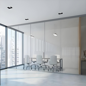 Modular Glass Partition <strong>System</strong> Aluminum Frame Modern Design <strong>Noise</strong> <strong>Control</strong> Flexible Commercial Use Interior Office School Outdoor - Product Image 6