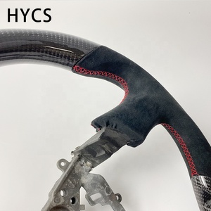 Accessoires intérieurs pour voitures de course JDM, personnalisation du volant en fibre de carbone pour les modèles WRX STI - Product Image 4