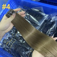Extensions de cheveux humains vietnamiens 100 % Remy pour machine, bouclés, vierges, en gros, toutes couleurs, pour femmes, fournisseur de premier plan