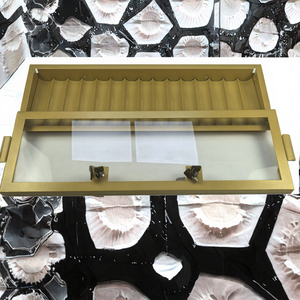 Mesa de Póker de Lujo para 8 Personas, con 15 Filas de Fichas Doradas de Hierro, Duradera y de Primera Calidad, con Fichas Incluidas - Product Image 3