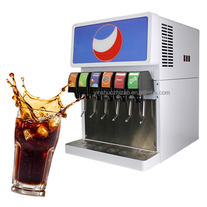 Vente chaude 218B6S Restaurant Distributeur De Boissons Soda Fontaine Cola <span class=keywords><strong>Machine</strong></span> À Boissons Gazeuses - Product Image 1