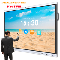 Pizarra Digital Interactiva de Alta Calidad con Pantalla Táctil Plana, Diseño Elegante y Personalizable, Pizarra de Enseñanza con IA