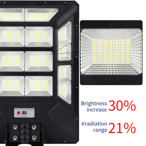 Lightsincere tất cả trong một năng lượng mặt trời đèn đường 300W 500W tích hợp ngoài trời không thấm nước dẫn cảm biến chuyển động đèn đường với điều khiển từ xa - Product Image 3