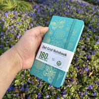 Carnet de notes personnalisé B6 format poche, ligné à pois, journal à grille de points