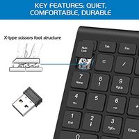 Claviers numériques sans fil OEM ODM, clavier numérique, pavé numérique, 22 touches, portable, 2,4 GHz, extensions de clavier numérique pour la comptabilité financière, 10 touches