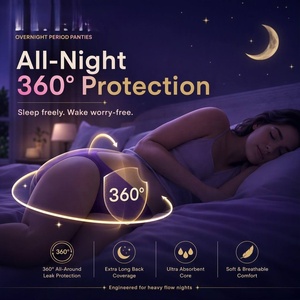 Culottes menstruelles jetables Unihope Royal Gold Period Panties M-XL Premium, protection anti-fuites 360°, vente en gros OEM, Moyen-Orient - Product Image 5