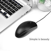 Nouvelle souris optique filaire de bureau silencieuse de haute qualité, bon marché, colorée, ultra-fine, mini USB, haute résolution, rétroéclairée par LED, pour ordinateur portable