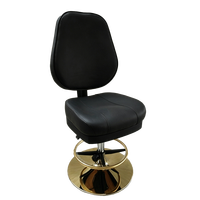 Chaises de casino en gros d'usine, chaises de poker de luxe, chaises de machine à sous en cuir véritable