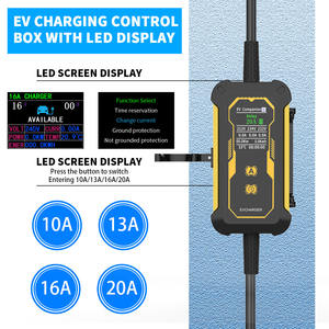 Nouveau <span class=keywords><strong>chargeur</strong></span> de voiture électrique portable Wufen 3 phases 32A 22KW Type 2 avec câble de charge de 5 m pour <span class=keywords><strong>MG4</strong></span>/MG5/Kia/Hyundai - Product Image 3