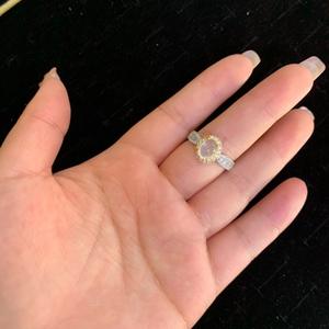 Anillo Versátil de Alta Gama Estilo Chino, Material de Hielo Blanco Xiuyu con Incrustaciones de Plata S925, Nicho con Baño de Oro de 18K, Nuevo y Ajustable - Product Image 2