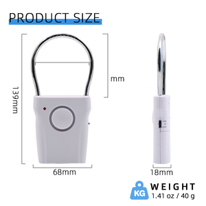 Bán buôn không dây treo cửa núm báo động với động đất phát <span class=keywords><strong>hi</strong></span>ện Key loại Home an ninh cảm biến báo động - Product Image 2