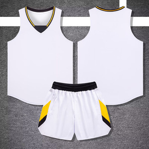 Maillots de basket-ball pour hommes réversibles personnalisés en gros, logo personnalisé, été, grande taille, haute qualité, évacuation de l'humidité, séchage rapide - Product Image 2