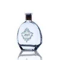 Bouteille en verre de grande taille de 5 litres faite à la main pour la vodka, prix