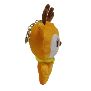 OEM ODM Service Op Maat Gemaakt Klein Herten Pluche Sleutelhanger Speelgoed Gevuld Pluche Sleutelhanger Speelgoed voor Promotie - Product Image 2