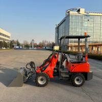 RG-EV04 Mini-Batterie-Teleskoparm-Radlader 400kg Tragfähigkeit Multi-Anbaugeräte Fabrik-Großhandel