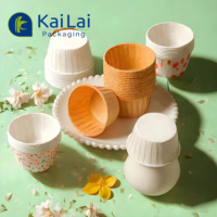 Einweg einwand ige Kraft papier Kuchen Tasse Cupcake Hüllen Backen Muffin Dessert Party Hochzeit Lebensmittel qualität