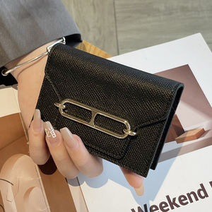 Porte-cartes pour femme en cuir véritable, multi-emplacements pour cartes, grande capacité, portefeuille en cuir de vachette avec blocage anti-magnétique RFID - Product Image 6