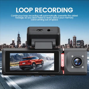 <span class=keywords><strong>Dashcam</strong></span> 4K 3 canaux avec Wifi GPS Vision nocturne <span class=keywords><strong>voiture</strong></span> DVR Black Box 3 caméra avant intérieur arrière ADAS sans fil Dash Cam pour <span class=keywords><strong>voiture</strong></span> - Product Image 4
