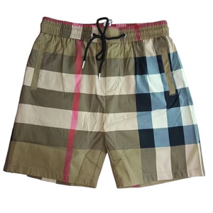 Pantalones Cortos Casuales para Hombre, 100% Poliéster, con Cordón, Color Sólido, Antiarrugas, Ecológicos, Diseño Personalizado - Product Image 1