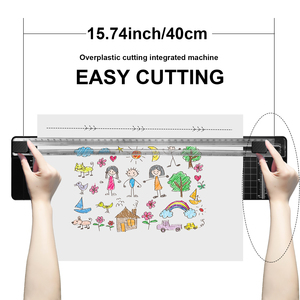 Laminateur thermique professionnel A3 QH399, machine à <span class=keywords><strong>plastifier</strong></span> à chaud avec fonction de coupe-papier et de arrondissement <span class=keywords><strong>des</strong></span> coins pour usage professionnel - Product Image 5