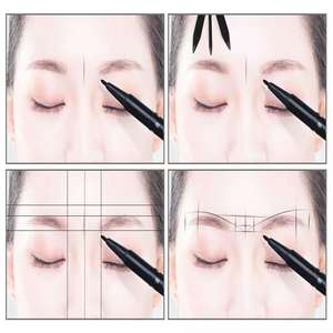 Regla de Medición de Cejas Metálica con Proporción Áurea para Microblading y PMU - Product Image 4