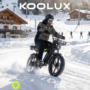 จักรยานไฟฟ้าเสือภูเขา Koolux รุ่น Cruiser ขนาด 20 นิ้ว ยาง E Fat 48V 30.2Ah พร้อมดิสก์เบรกหลัง ระบบไฮดรอลิก จากคลังสินค้าออสเตรเลีย KOOLUX - Product Image 4