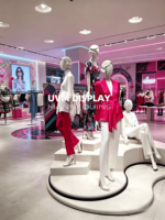 Maniquí de Mujer de Cuerpo Entero de Fibra de Vidrio Blanco - Modelo Ideal para Escaparates de Tiendas de Ropa Femenina y Bodas