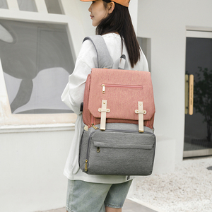 กระเป๋าเป้สะพายหลังสำหรับคุณแม่และเด็กใหม่ความจุขนาดใหญ่ผ้าอ๊อกซ์ฟอร์ดกันน้ำสำหรับเก็บผ้าอ้อม - Product Image 5