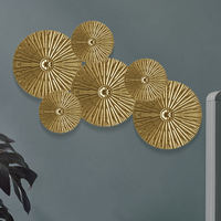 Décoration Murale Intérieure Nordique Chambre Salon Suspendue Métal Accents Modernes Décoratif Or Luxe Art Déco Maison Murale