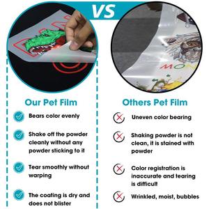 Xinflying PET DTF ม้วนฟิล์ม33ซม. ฟิล์ม PET ลอกร้อน DTF 60ซม. สำหรับเครื่องพิมพ์ DTF USA warehouse - Product Image 5