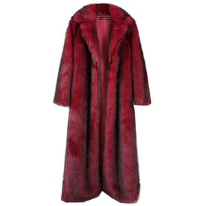 Cappotto Lungo in Ecopelliccia da Donna con Colletto Stile Giacca, Disponibile in Nero/Grigio/Rosso Volpe, Spesso e Caldo, Taglie Plus, Parka in Finta Pelliccia - Product Image 5