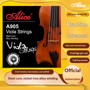 Cuerdas para <span class=keywords><strong>Viola</strong></span> Alice <span class=keywords><strong>Viola</strong></span> A905 Hechas en EE. UU. Material: Sin material específico - Product Image 4