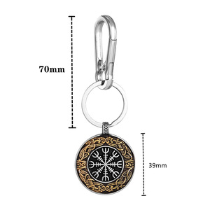 Porte-clés Viking Nordique en Acier Inoxydable avec Pendentif Flocon de Neige, Bijou Culturel Unisexe de Collection, Idéal pour le Quotidien et comme Cadeau - Product Image 4