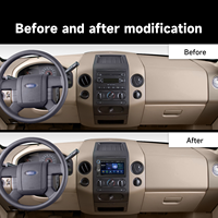 Autoradio BQCC 7 pouces IPS avec écran Carplay, lecteur multimédia MP5, Mirrorlink, RDS, BT, FM, GPS, stéréo de voiture coloré pour Ford F150 07-14