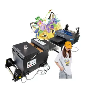 A3 A4 Textile 1800/1390 DTF printer pet film Automatic Powder Shaker All In One Machine For DTF Transfer Scheme